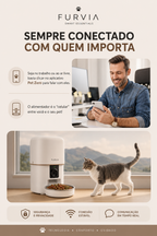 SmartFlow™ - Alimentador Inteligente Premium com Câmera Full HD