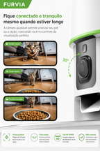 SmartFlow™ - Alimentador Inteligente Premium com Câmera Full HD