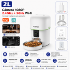 SmartFlow™ - Alimentador Inteligente Premium com Câmera Full HD
