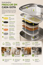 Furvia AquaFlow™ - Fonte Inteligente Premium Sem Fio para Gatos e Pequenos Pets