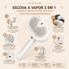 FURVIA™ PurrSpa Pro - Escova Inteligente Relaxante com Vapor