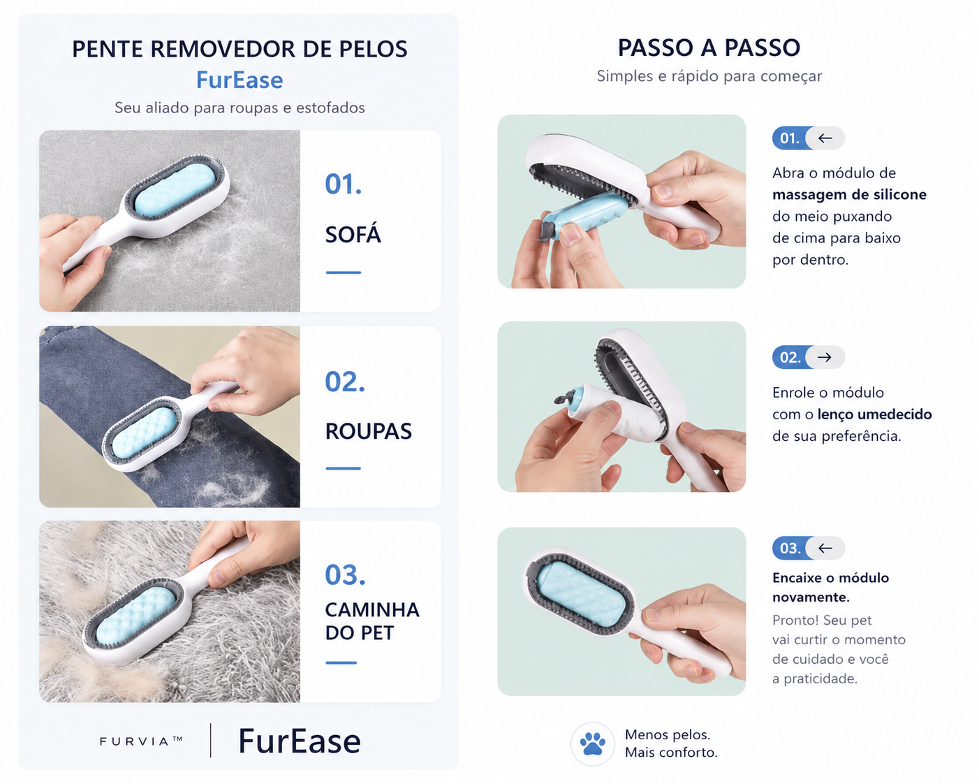Escova FurEase