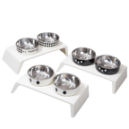 LunaBowl™ Duo - Comedouro Elevado Premium para Gatos & Cachorros