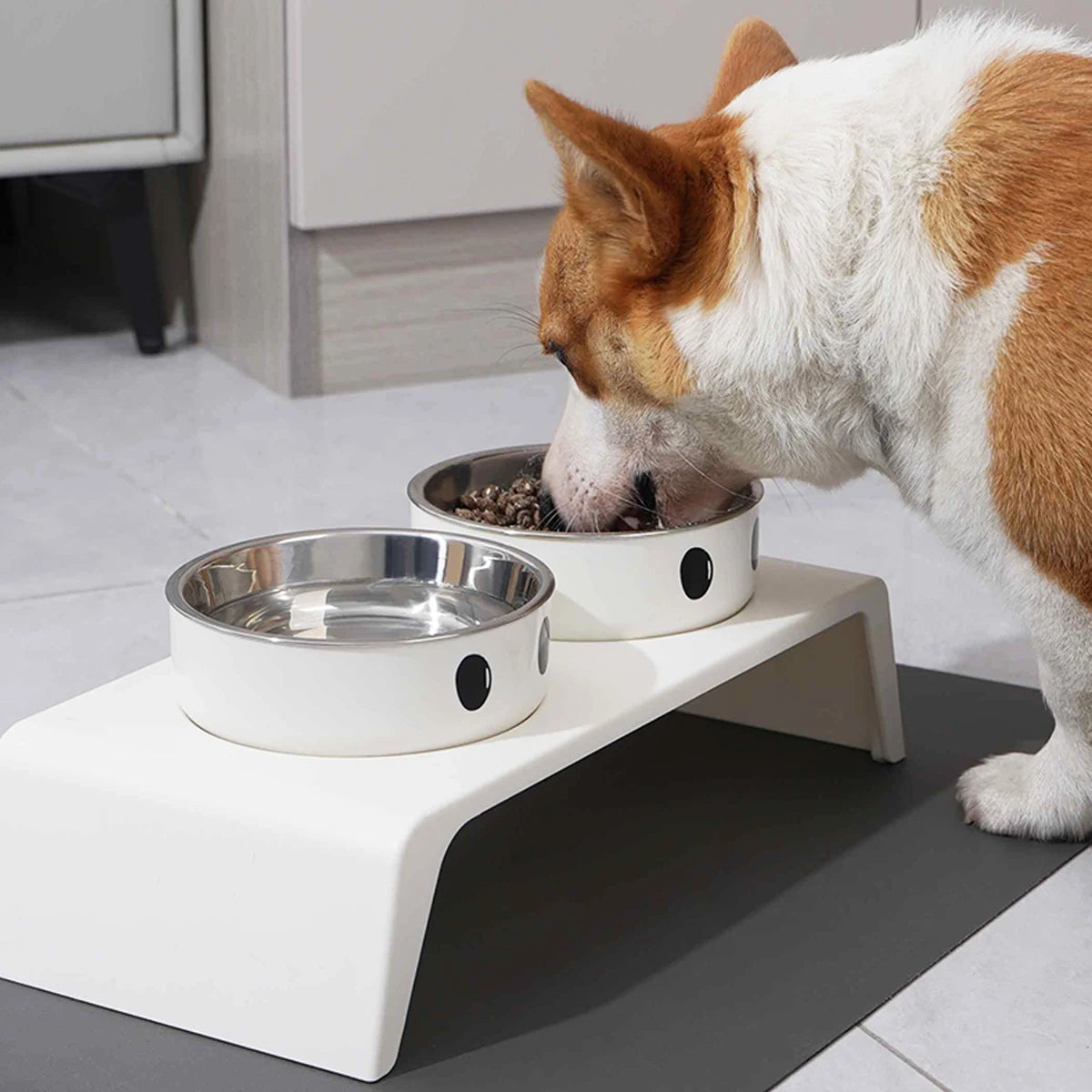 LunaBowl™ Duo - Comedouro Elevado Premium para Gatos & Cachorros